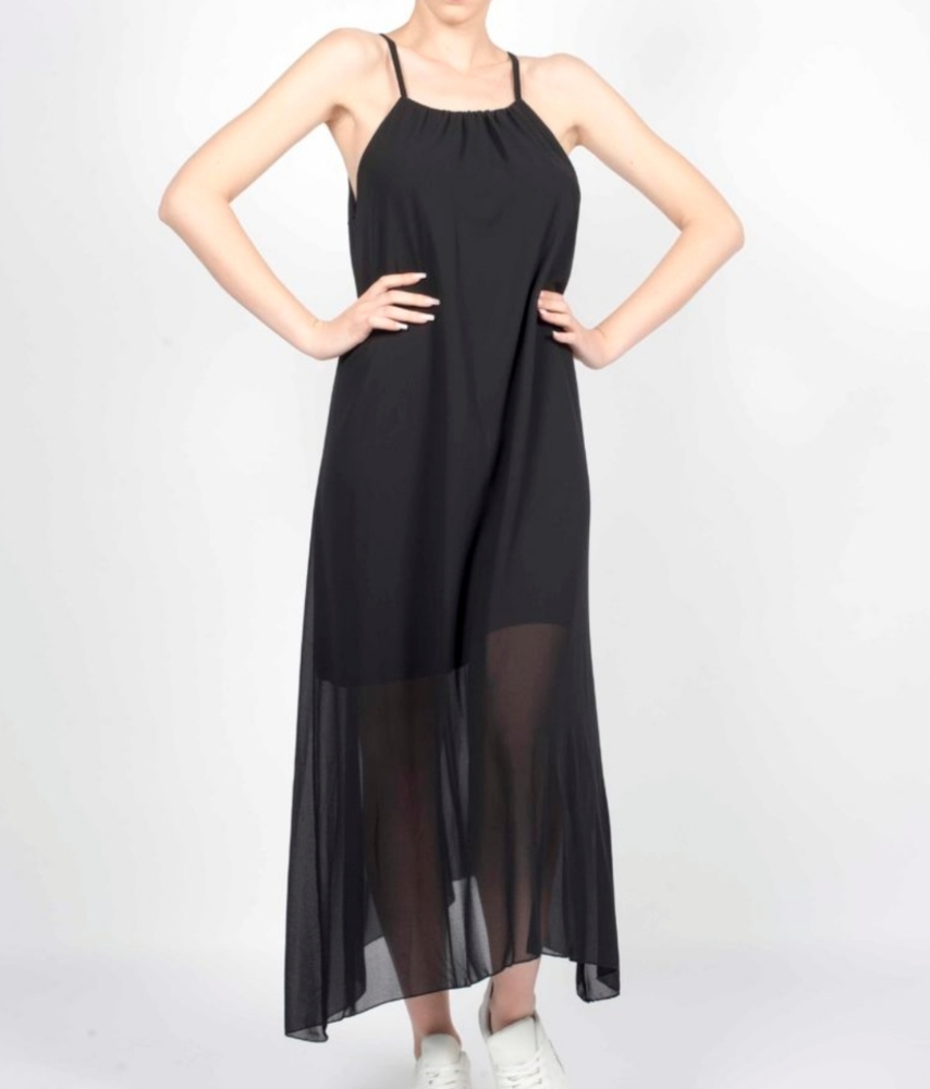 Line & Dot Long Lined Dress Size Medium